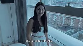 WAKING UP TO FUCK HOT BIG ASS BABE IN SHARED HOTEL BED!