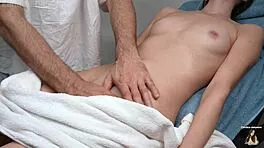 i explode in orgasm from masseur's deep fingering