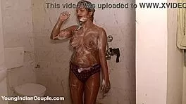 i watch this indian college girl shower nude