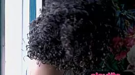 whoa big ass petite ebony milf rips clothes to tease perky boobs outdoors 🍑💥
