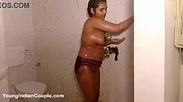 i watch this indian college girl shower nude