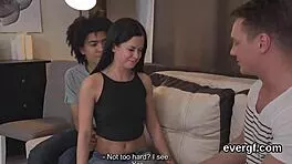 desperate guy trades ex-girlfriend's tight holes for quick cash