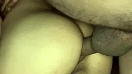 big ass skinny brunette twerks on monster cock before anal creampie