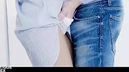 Blonde Nancy A rides her husband's cock passionately moaning to juicy orgasm