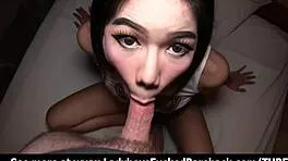 busty thai ladyboy teen takes bareback anal pounding