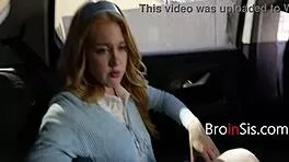 blondes sneak passionate backseat pounding on wild roadtrip