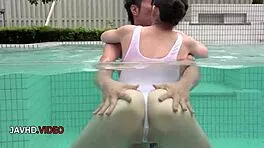 shaved jav teen yui kasugano teases outdoors craving creampie