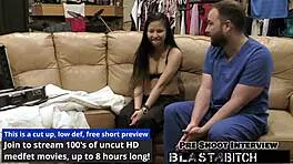 Raya Nguyen sucks cock twice before doctor pounds POV!