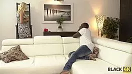 black4k huge black cock stretches karol lilien's tight shaved pussy