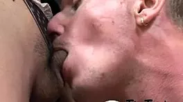 asian shemale takes cum deep in her tight ass