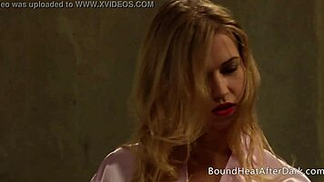 Lesbian Maid Orgasms on Bed, Craving Dominant Madame!