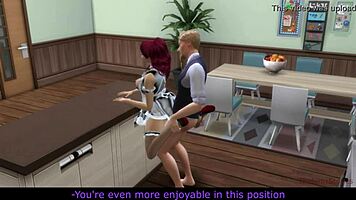 睡老婆旁干年轻女仆出轨