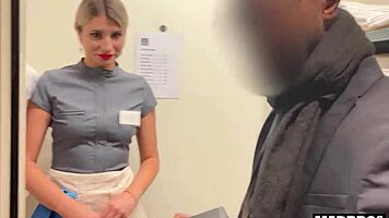 hey, ukrainian maid caught stealing, pounded hard! 😈