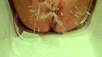 Caught my stepsis touching herself in the steamy shower. Her wet body drives me wild!