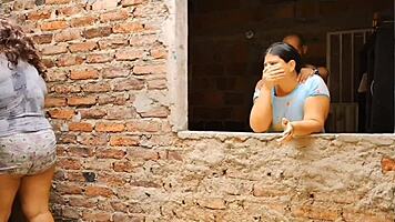 Perverted Stepfather Fucks Stepdaughter's Ass While Wife's Away