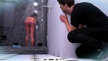 Stepmom Caught Peeping in Bedroom - 3D Hentai