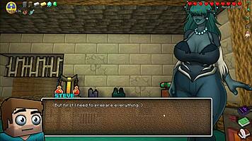 Specific Hornycraft Parody Hentai Game Ep 47 Features Piglin in 3D Teen 18+ Happy Ending