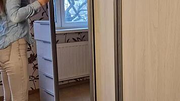 stuck in the wardrobe, huh? wanna give me a blowjob while we're here?