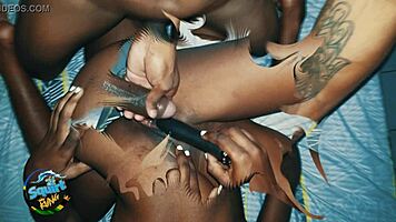 和新年除夕两个闺蜜三人行狂欢