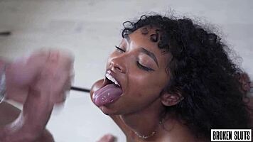She moans while riding and fucking in quick homemade session