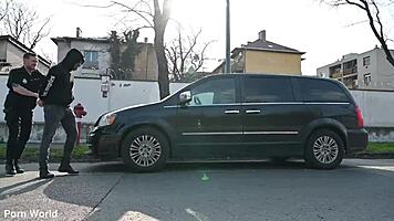 Slutty suspect sladyen skaya takes a dp pounding at the police station gp3063