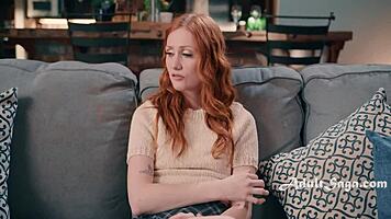 Milf dominates her young 18+ redhead submissive lesbian lover dee williams scarlet skies