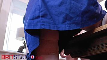 Hot British Nurse Spitroasted By Patients