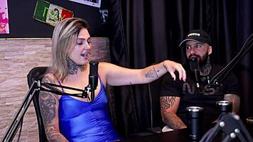 married couple grabs sexy latina for crazy public threesome cuckold fun