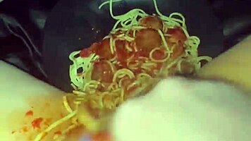 dripping wet kinky virgin teen masturbates with food fetish craving bbc in la