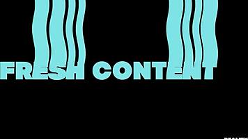 Oops queenie sateen strokes cameraman dick, kira noir catches joins suck fuck swap cum 😲🔥