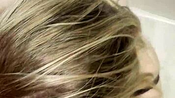 come suck this big fat cock in the steamy shower room