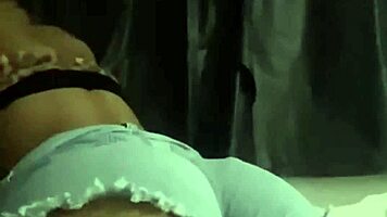 brazilian wife dances funk strips naked for hubby's friend pov